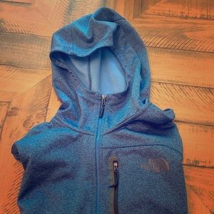 North Face Full Zip Hooded Sweatshirt Size L